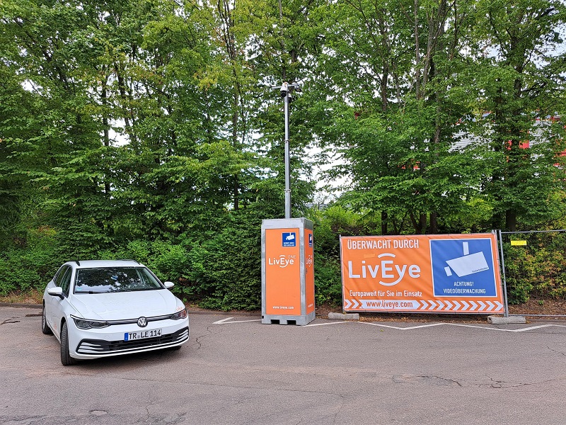 Videoüberwachung Parkplätze LivEye